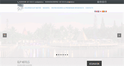 Desktop Screenshot of glphotels.nc
